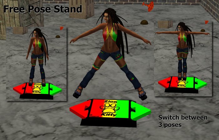 Zion Kitty Free Multi-Pose Pose Stand