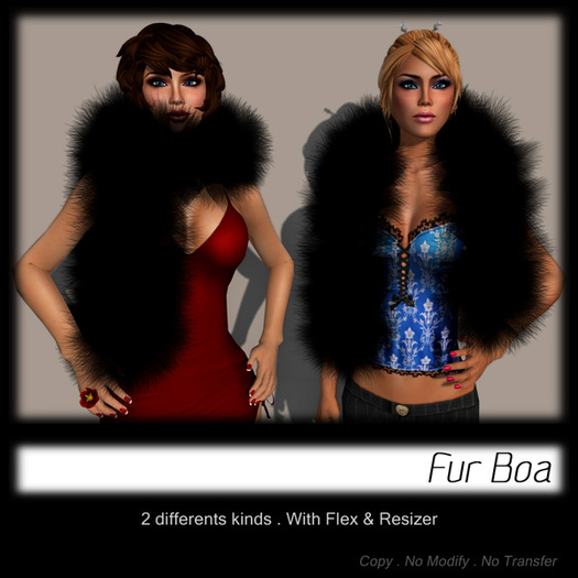 - MPP Fur Boa - Black