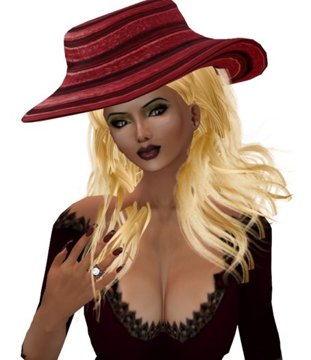 PROMOTION ~~Retro Pin'up~~~ red sunhat