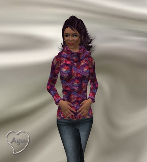AYU Knit Lavendar Sweater BOXED