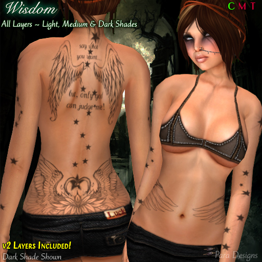 ::Para Designs:: Wisdom Tattoo