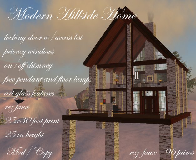 Modern Hillside Home -BOXED