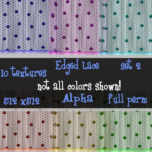 Edged Lace 2 **Half Price**