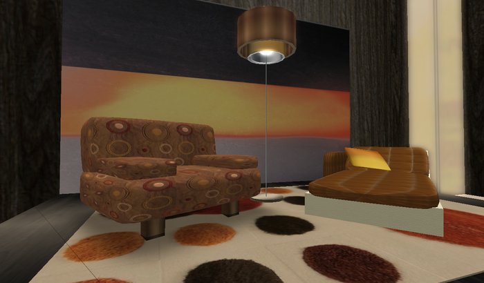 Leather sofa & chaise long