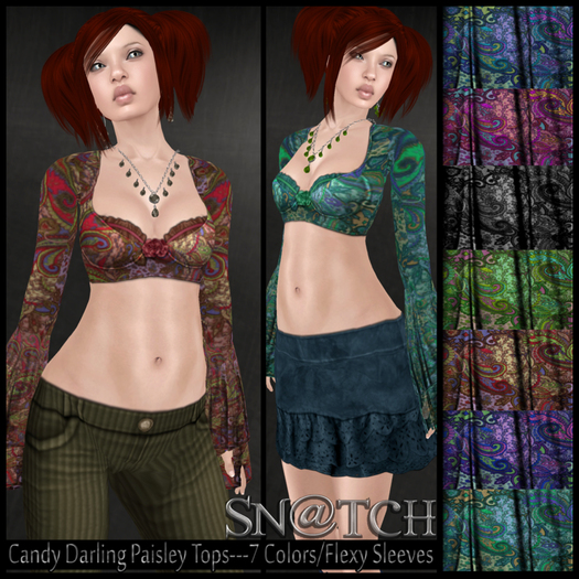 :::Sn@tch Candy Darling Tops:::