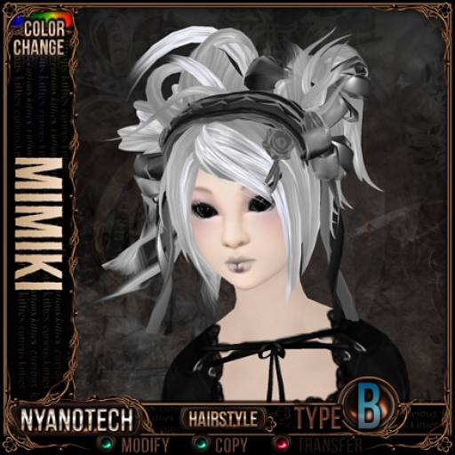 =^.^= Curious Kitties - Color Change Hair - Nyanotech [Type B] - Mimiki V3