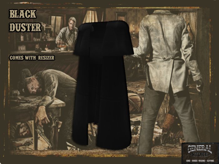 Western Black Duster