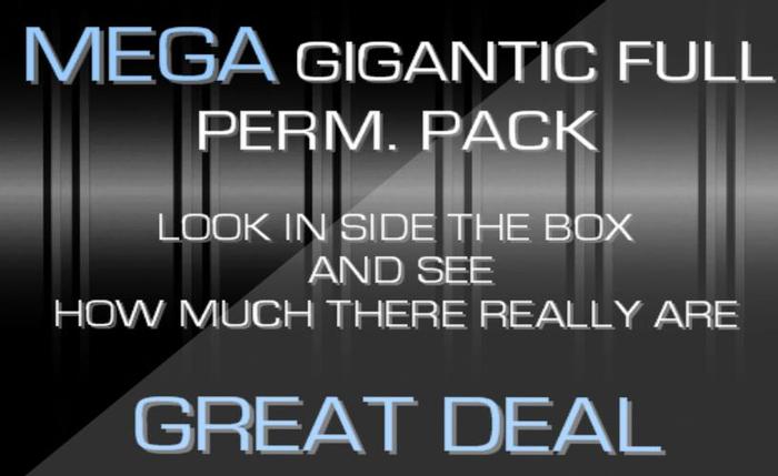 MEGA FULL PERM PACK WAIT TO LOAD IT