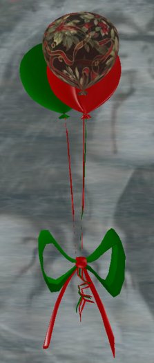 Christmas Balloon Trio - Holly