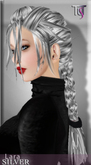 ~TuTy's~ LARA Braid ponytail - silver