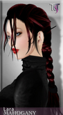 ~TuTy's~ LARA Braid ponytail - mahogany