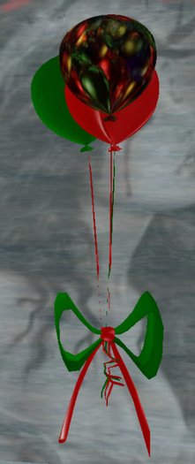 Christmas Balloon Trio - Ornaments