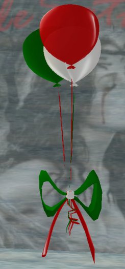 Christmas Balloon Trio - Red, White & Green