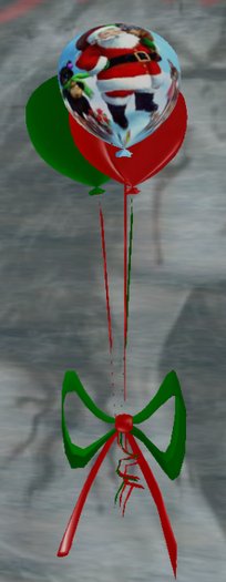 Christmas Balloon Trio - Santa Claus