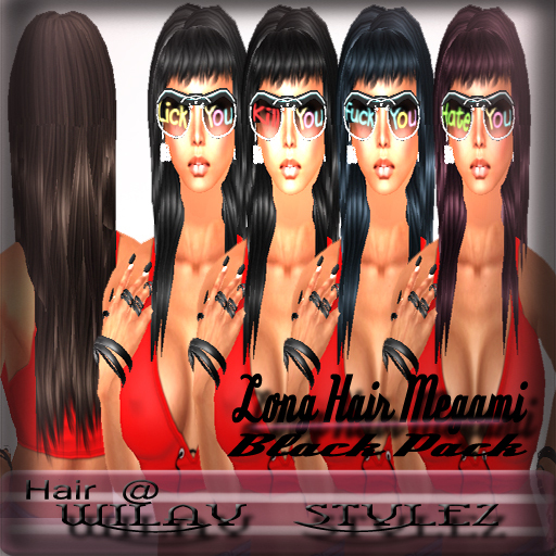 Long Hair Megami Black