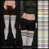 :::Sn@tch Funky Thigh High Socks:::