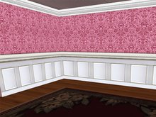 Pink Demask & Wainscoating Seamless 5 Texture Set Full Perms