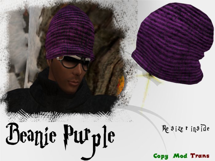 Beanie purple