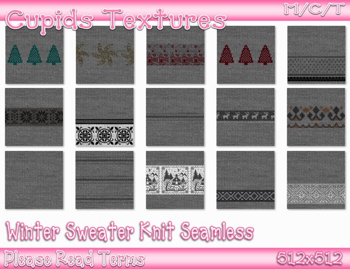 15 WINTER SWEATER KNIT Textures