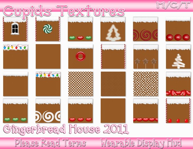 24 GINGERBREAD HOME 2011 Textures