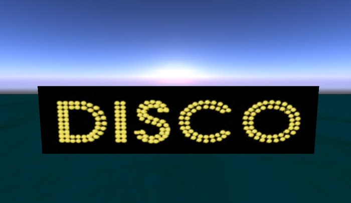 ANIMATED TEXTURE DISCO