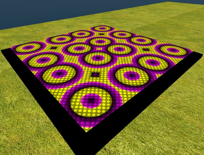 Epic Dance Floor Purple-Yellow Boxed