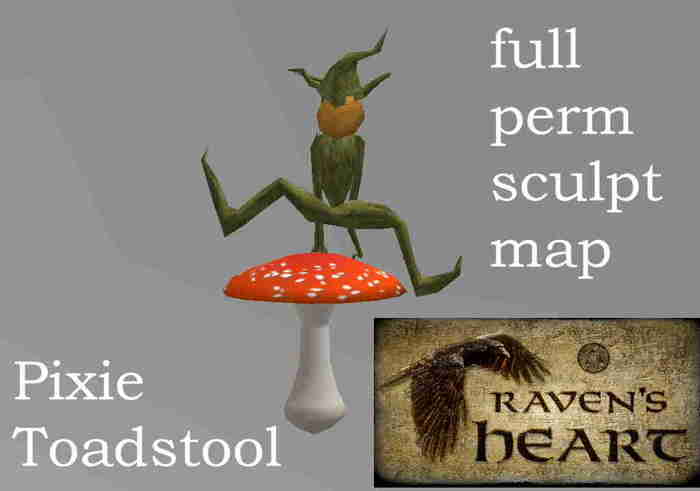 *RH* Pixie toadstool b_Protected (sculpt)