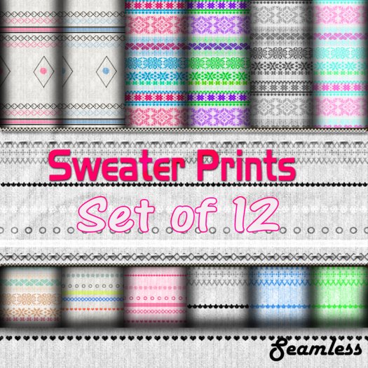 Sweater Knits Pack of 12