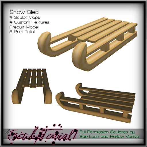 the Sculptorian - Snow Sled Sculpties