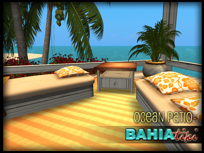 Bahia Tiki- Ocean Patio Set