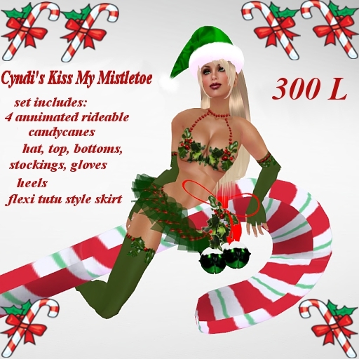 CYNDI'S KISS MY MISTLETOE OUTFIT