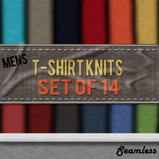 Mens T-shirt Knit Textures