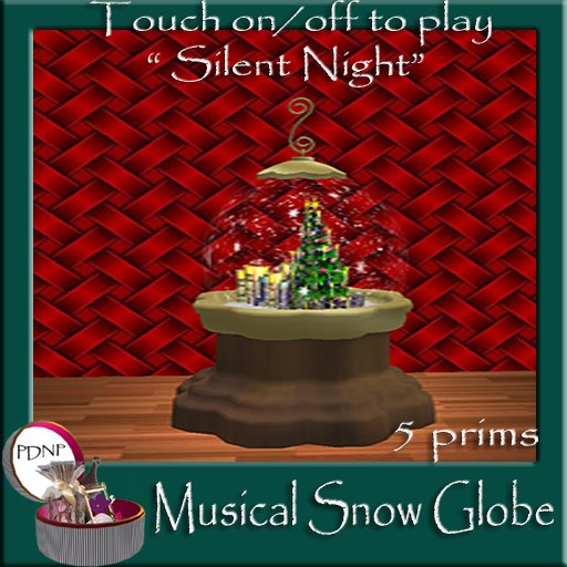PDN: CHRISTMAS TREE WITH PRESENTS SNOW GLOBE BOXED