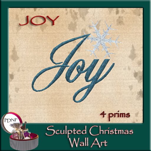 PDN: SCULPTED WALL ART JOY BOX
