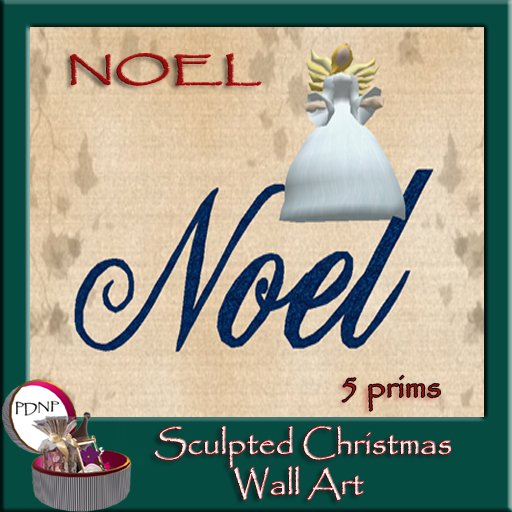 PDN: SCULPTED WALL ART NOEL BOX
