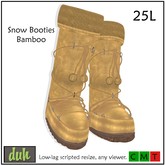 Duh Tall Snow Booties Bamboo (yellow)