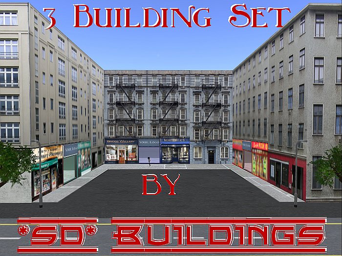 *SD* Buildings Set 1-3 