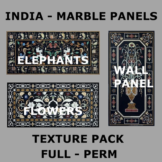 India - Marble panels - texture pack