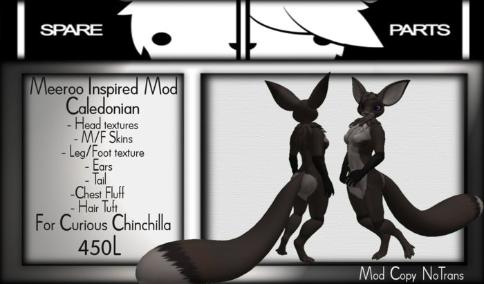 Caledonian meeroo inspired mod