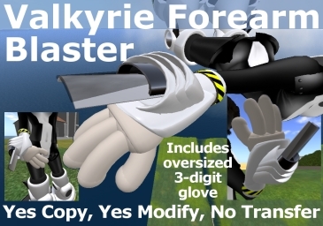Valkyrie Anime Space Armor Forearm Blaster (boxed)