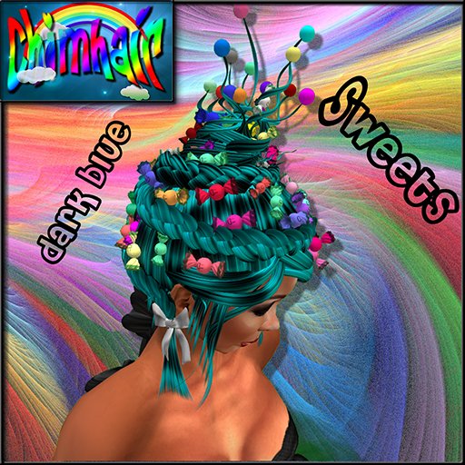 %.:ChimHair:.% Sweets Dark Blue