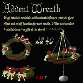 ZC Advent Wreath Red Medium
