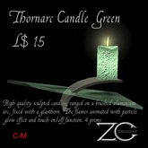 ZC Thornarc Candle Green