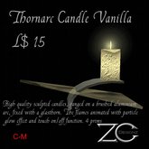 ZC Thornarc Candle Vanilla