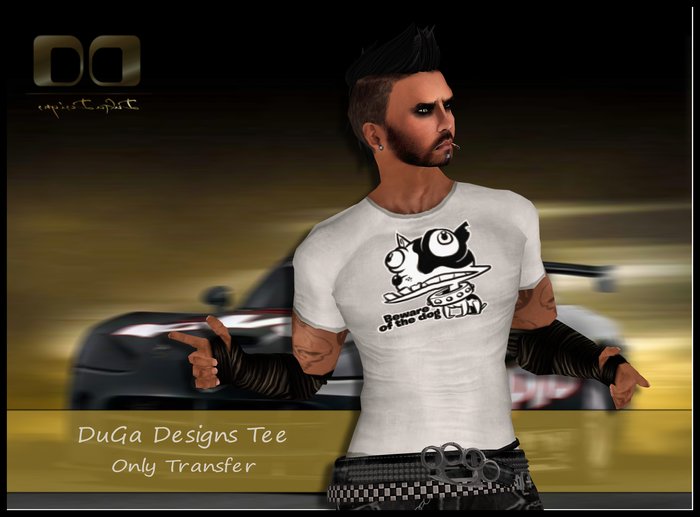 .:DuGa Designs:. - Beware Of The Dog T Shirt 