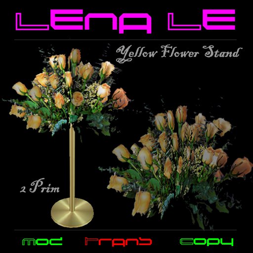 Yellow Rose Stand