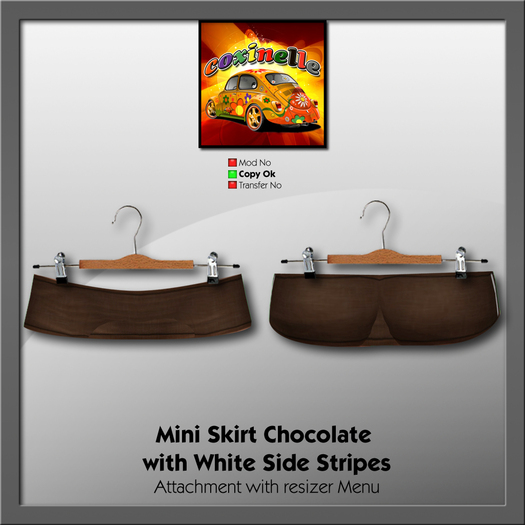 Coxi -  Mini Skirt Chocolate 