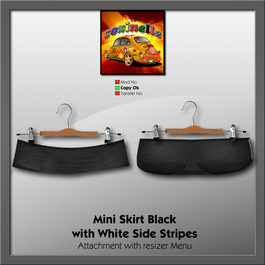 Coxi -  Mini Skirt Black