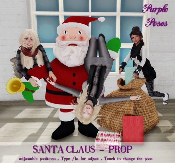 PURPLE POSES - SANTA CLAUS - PROP
