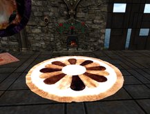 Alpaca Fur Rug - Flower